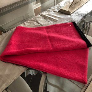 Kate Spade Hot Pink & Black Scarf NWT